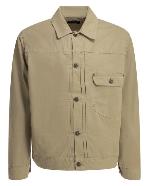 Beams Plus Green Digger Organic Cotton Denim Jacket for men