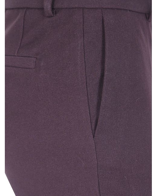 Joseph Purple "New Coleman" Gabardine Stretch Trousers