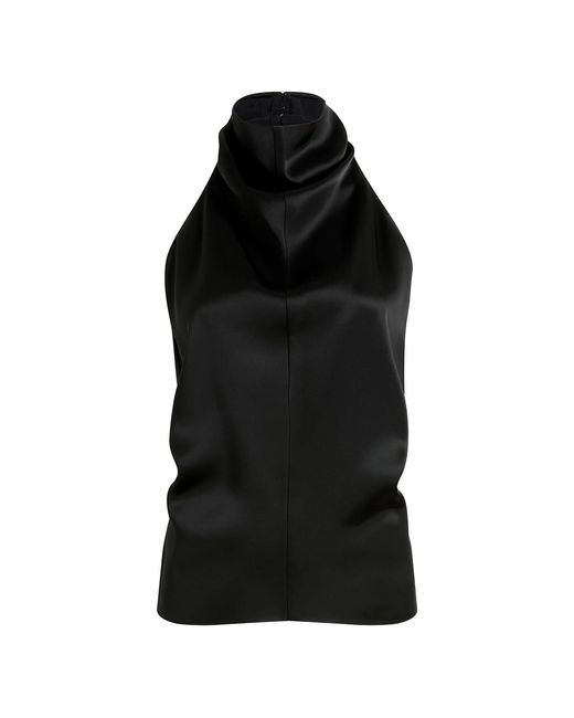 Khaite Black Rone Top