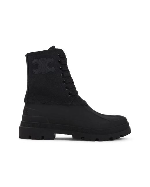 Céline Black Triomphe Boot