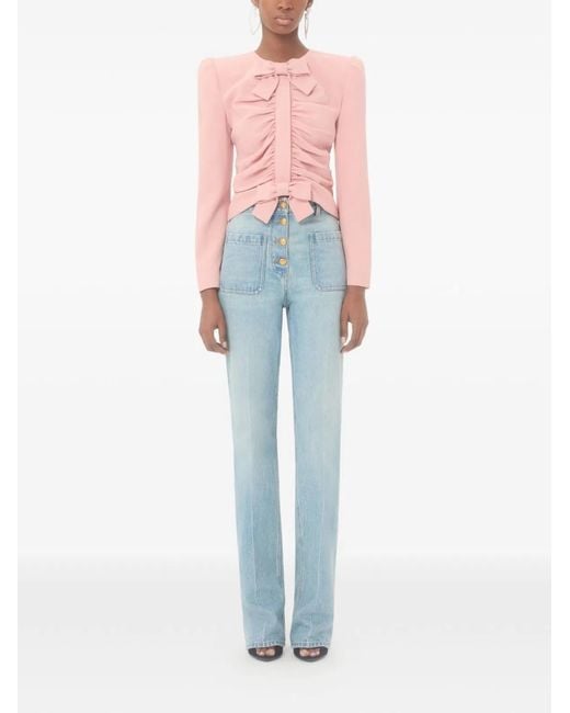 Valentino Blue Denim Cotton Jeans