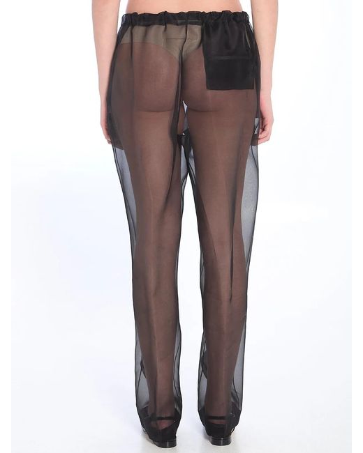 Khaite Gray Trenton Pants