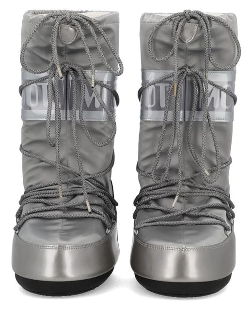 Moon Boot Gray "Icon Glance" Boot