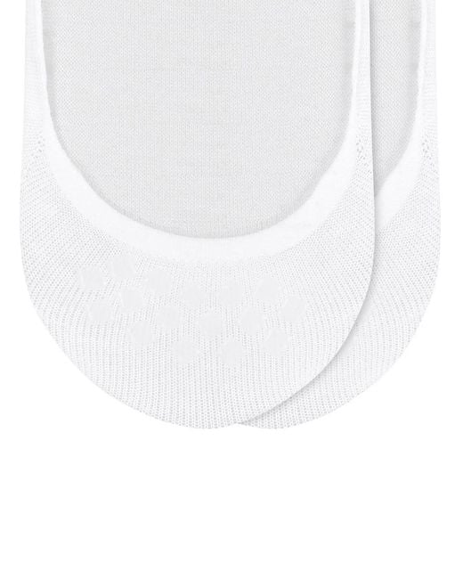 Burlington White Calzini Invisibili Everyday 2-Pack for men
