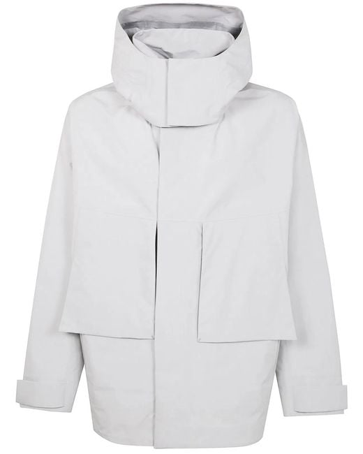 Herno White Laminar Jacket for men