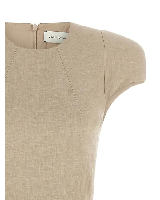 Magda Butrym Natural '52' Dress