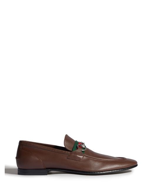 Gucci Brown Como Loafers for men