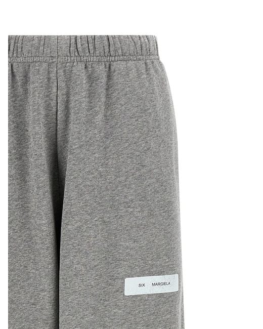 MM6 by Maison Margiela Gray Sweatshirt Joggers