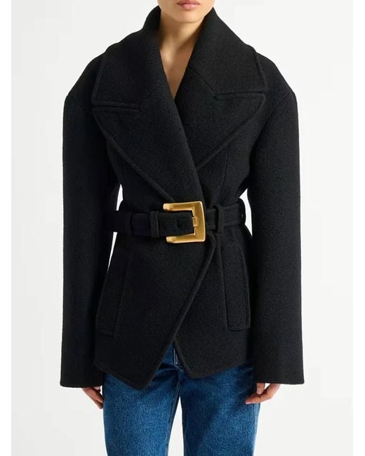 Balmain Black Short Coat