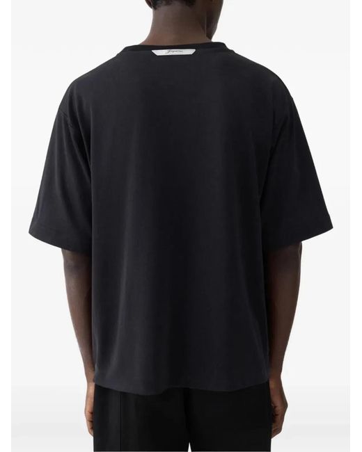 Jacquemus Black Le Tshirt Rond Carre Mc for men