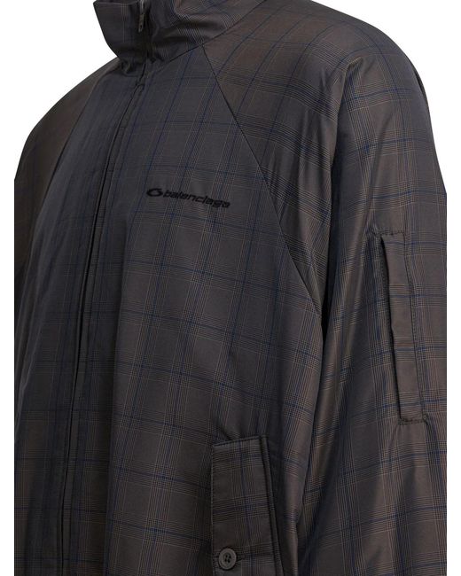 Balenciaga Black Nylon Jacket for men