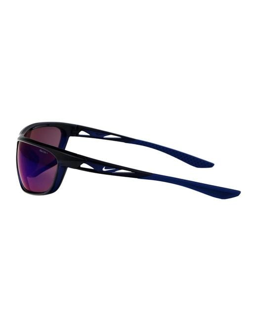 Nike Blue Road W/ Mirror Midnight Acetate Sunglasses