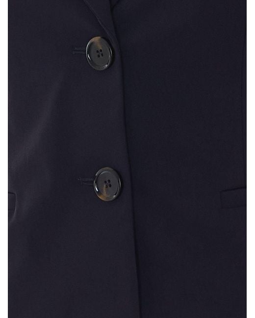 Pinko Blue Polyamide Elastane Jacket