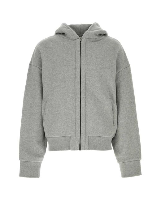 Entire studios Gray Oversized Cotton Sweatshirt for men