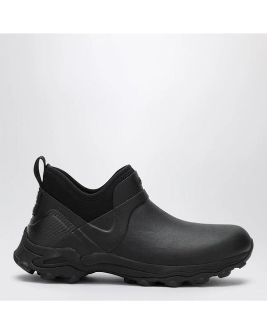 Givenchy Black Bogs Rubber Chelsea Boots for men