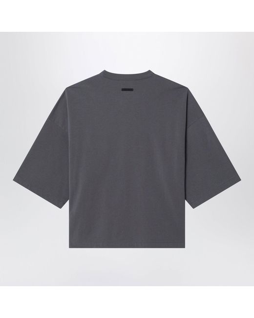Fear Of God Gray Cotton Merch Tshirt for men