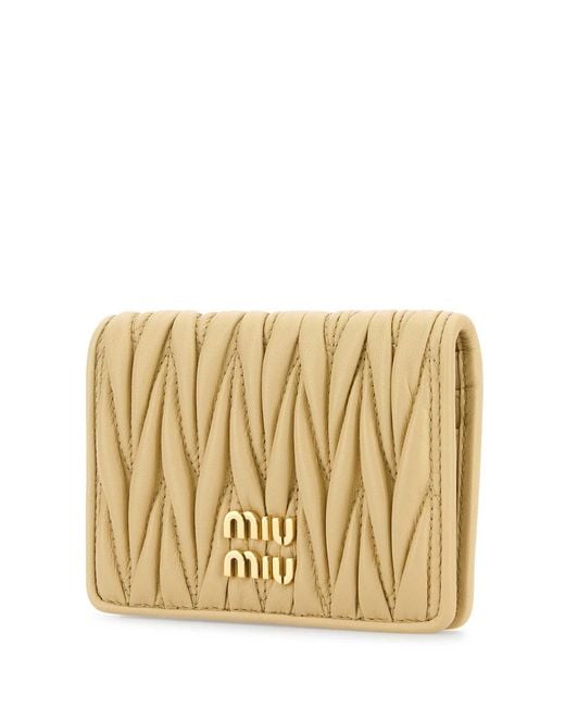 Miu Miu Natural Wallets