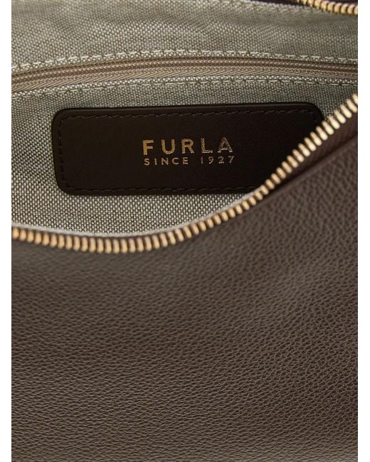 Furla Gray Goccia' Small Shoulder Bag