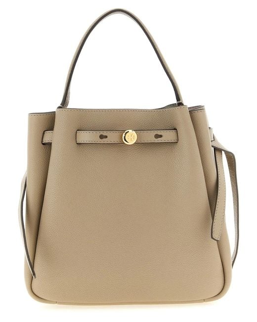 Tory Burch Natural 'Romy' Bucket Bag