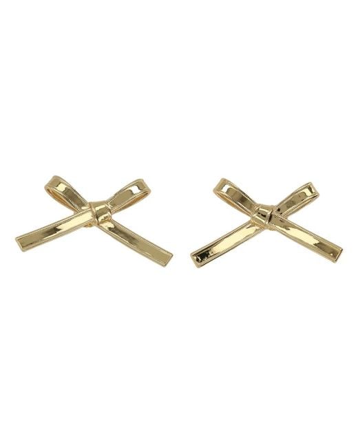 Marc Jacobs Metallic Orecchini "The Lingerie Bow"