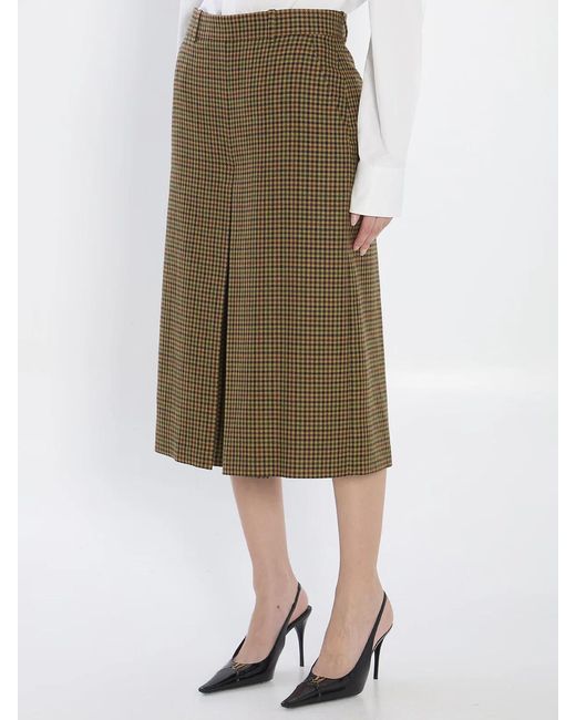 Saint Laurent Natural Pants Skirt
