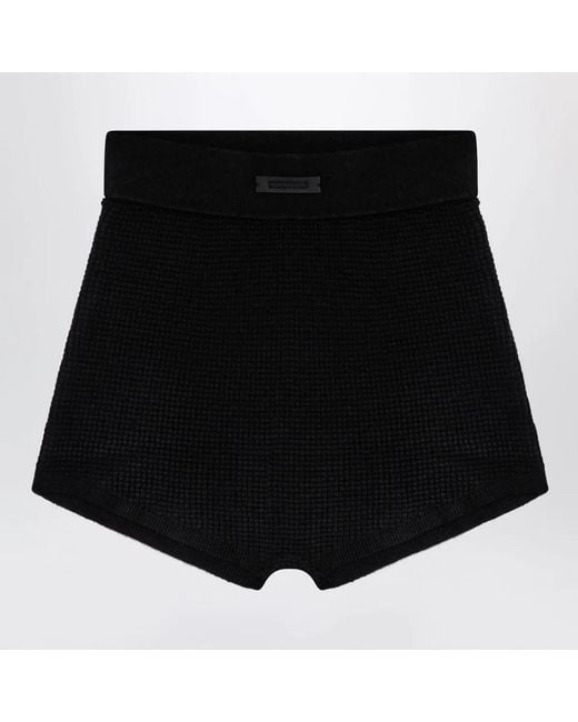 Fear Of God Black Honeycomb Shorts