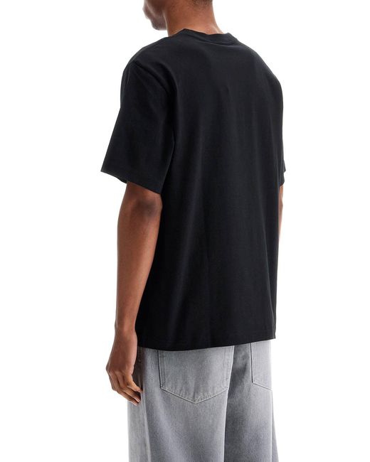 Axel Arigato Black Logo Cotton T-Shirt for men