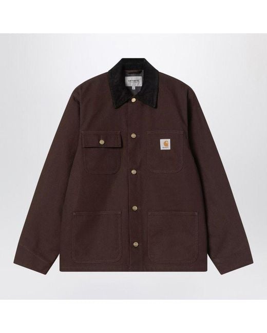 Carhartt Brown Michigan Coat Winter Tobacco/ Jacket for men