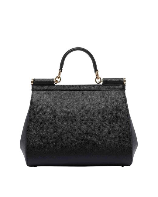 Dolce & Gabbana Black Dolce & Gabbana Big Sicily Handbag