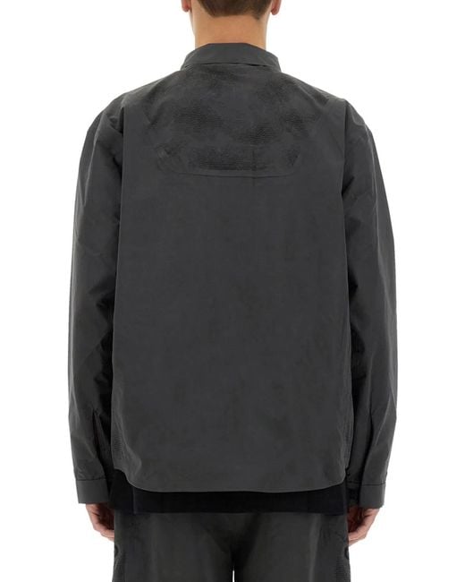 Alpha Industries Gray Laser Cut Shirt for men