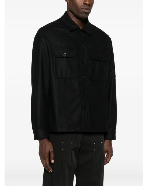 C P Company Black Double Shirt for men