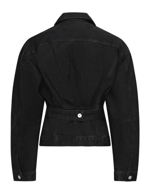 Jacquemus Black Denim Jacket "De-Nimes"