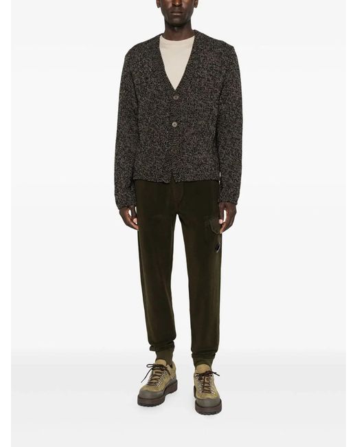 C P Company Black C.P.Company Ivy Cotton Pants for men