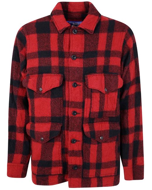 Junya Watanabe Red Shirt Jacket for men