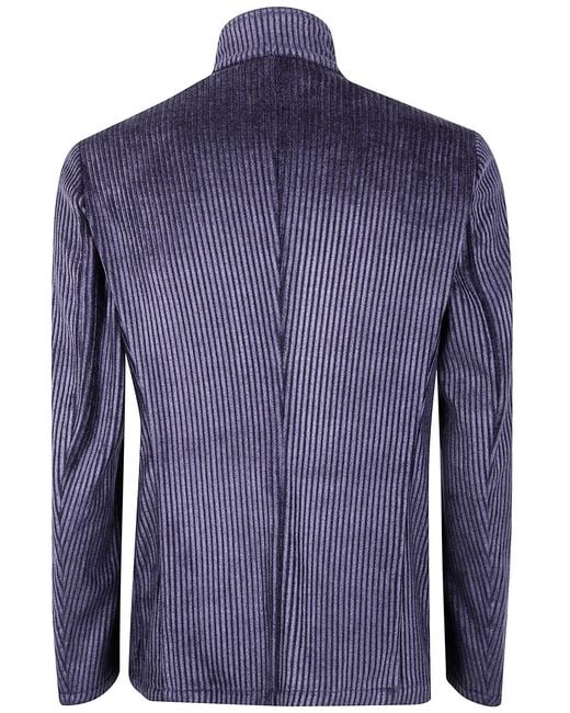 Emporio Armani Blue Split Jacket for men