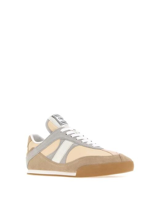 Chloé White Kick Low-Top Sneakers