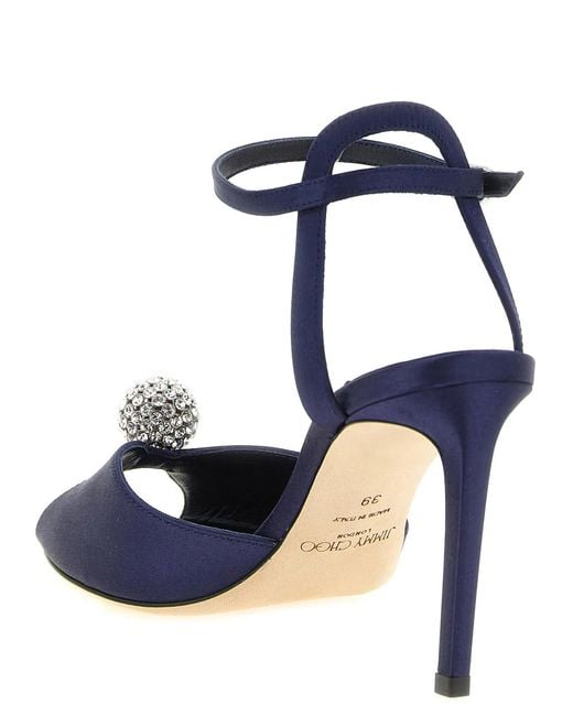 Jimmy Choo Blue 'Sacora' Sandals