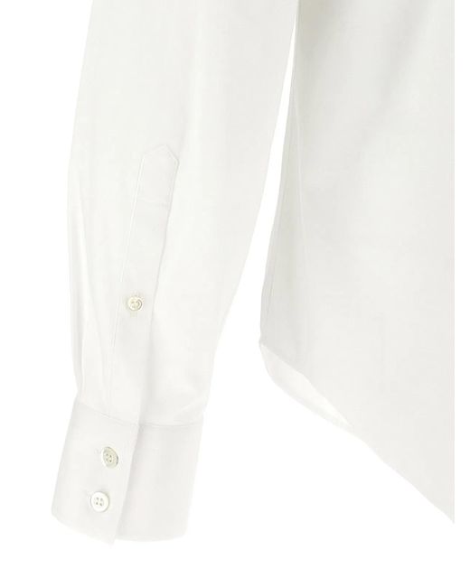 McQueen White 'Harness' Shirt for men