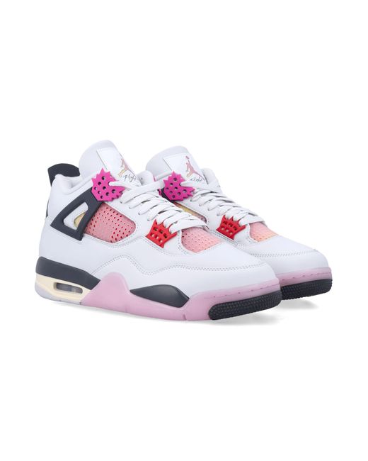 Nike White Nike 4 Retro Comic Sneakers for men
