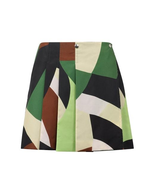 Plan C Green Gocaa Cotton Mini-Skirt