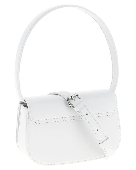DIESEL White '1Dr' Shoulder Bag