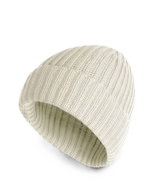 Malo White Cashmere Hat for men
