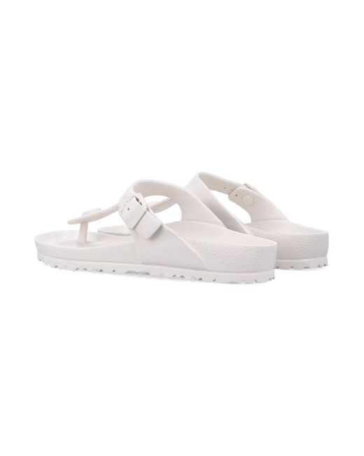 Birkenstock White Gizeh Eva