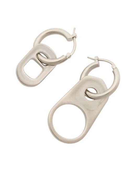 MM6 by Maison Margiela Metallic Closure Earrings