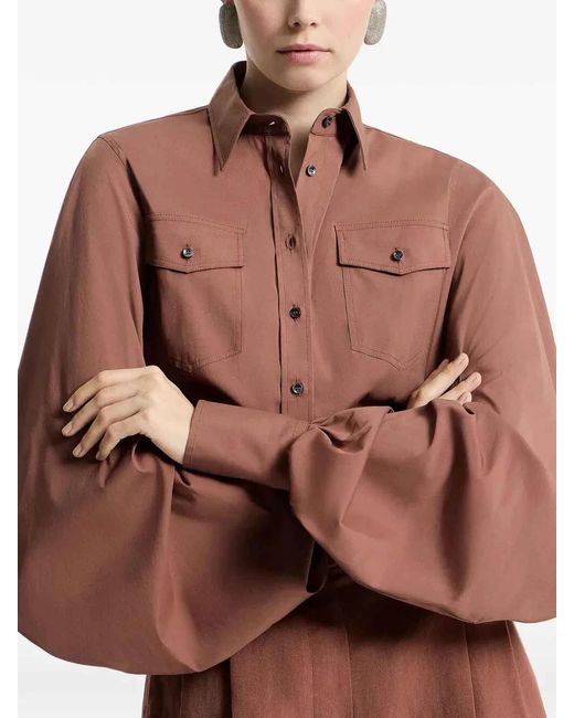 Brunello Cucinelli Brown Shirt
