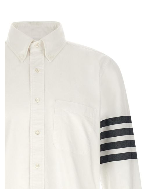 Thom Browne White '4Bar' Shirt for men