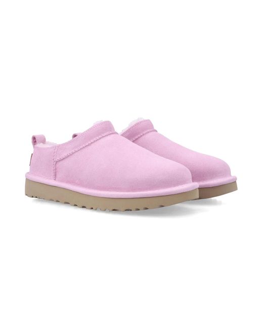 Ugg Pink Classic Micro Suede Sheepskin Boots