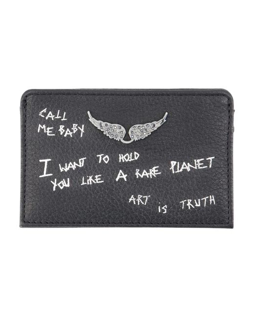 Zadig & Voltaire Black Zadig&Voltaire Zv Pass Wallet