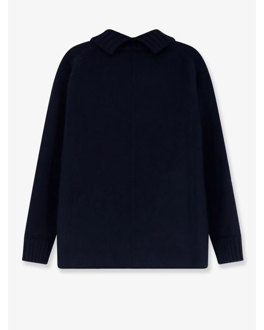 Bottega Veneta Blue Knit High Neck