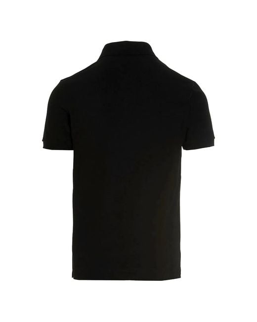 Dolce & Gabbana Black Dolce & Gabbana Cotton Polo for men